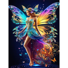Load image into Gallery viewer, Diamond Painting - Full Round - butterfly fairy (30*40CM)
