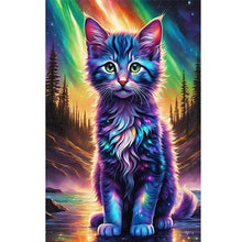 Load image into Gallery viewer, Diamond Painting - Full Round - aurora kitten (40*60CM)
