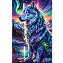 Load image into Gallery viewer, Diamond Painting - Full Round - Aurora Wolf (40*60CM)
