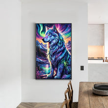 Load image into Gallery viewer, Diamond Painting - Full Round - Aurora Wolf (40*60CM)
