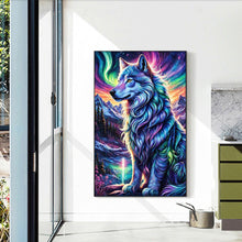 Load image into Gallery viewer, Diamond Painting - Full Round - Aurora Wolf (40*60CM)
