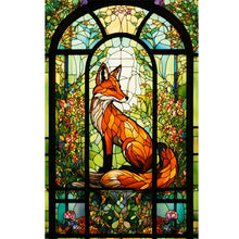 Load image into Gallery viewer, Diamond Painting - Full Round - glass art fox (40*60CM)

