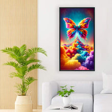 Load image into Gallery viewer, Diamond Painting - Full Round - Fantasy clouds colorful butterflies (40*70CM)
