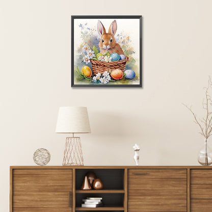 Diamond Painting - Partial Special Shaped - easter egg bunny (30*30CM)