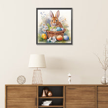 Load image into Gallery viewer, Diamond Painting - Partial Special Shaped - easter egg bunny (30*30CM)
