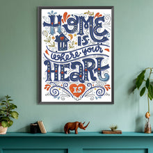 Load image into Gallery viewer, Diamond Painting - Partial Special Shaped - Home is where your heart is (30*40CM)
