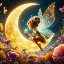 Load image into Gallery viewer, Diamond Painting - Full Round - Star and Moon Elf (30*30CM)
