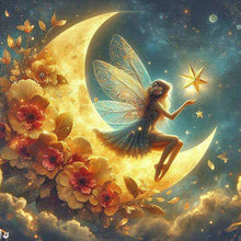 Load image into Gallery viewer, Diamond Painting - Full Round - Star and Moon Elf (30*30CM)
