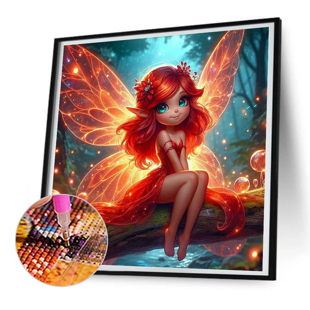 Diamond Painting - Full Round - Star and Moon Elf (30*30CM)