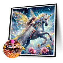 Load image into Gallery viewer, Diamond Painting - Full Round - Unicorn and girl (30*30CM)
