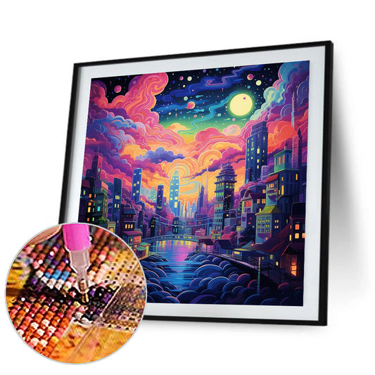 Diamond Painting - Full Round - Fantasy World¡¤Silent Night (30*30CM)