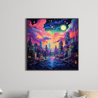 Diamond Painting - Full Round - Fantasy World¡¤Silent Night (30*30CM)