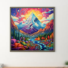 Load image into Gallery viewer, Diamond Painting - Full Round - Fantasy world¡¤quiet mountains and rivers (30*30CM)
