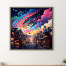 Load image into Gallery viewer, Diamond Painting - Full Round - Fantasy World¡¤Planet Night (30*30CM)
