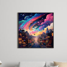 Load image into Gallery viewer, Diamond Painting - Full Round - Fantasy World¡¤Planet Night (30*30CM)
