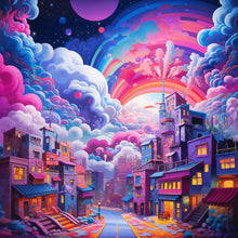 Load image into Gallery viewer, Diamond Painting - Full Round - Fantasy World¡¤Cloudy Night (30*30CM)
