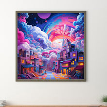 Load image into Gallery viewer, Diamond Painting - Full Round - Fantasy World¡¤Cloudy Night (30*30CM)
