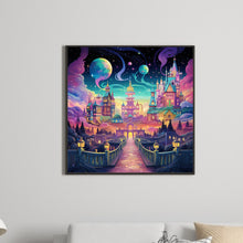 Load image into Gallery viewer, Diamond Painting - Full Round - Fantasy world¡¤quiet night (30*30CM)
