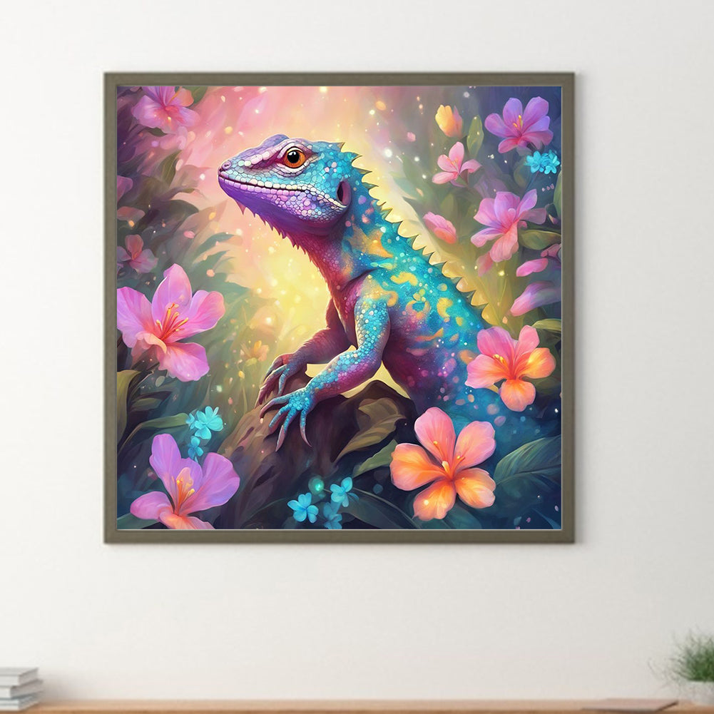 Diamond Painting - Full Round - lizard (30*30CM)