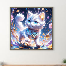 Load image into Gallery viewer, Diamond Painting - Full Round - white cat (30*30CM)
