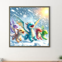 Load image into Gallery viewer, Diamond Painting - Full Round - Colorful dragon (30*30CM)
