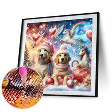 Load image into Gallery viewer, Diamond Painting - Full Round - Fantasy and dogs (30*30CM)
