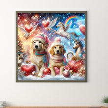 Load image into Gallery viewer, Diamond Painting - Full Round - Fantasy and dogs (30*30CM)

