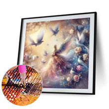 Load image into Gallery viewer, Diamond Painting - Full Round - Gorgeous white dove (30*30CM)
