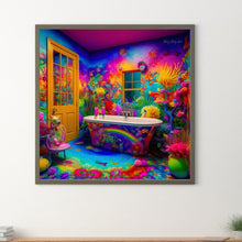 Load image into Gallery viewer, Diamond Painting - Full Round - Colorful bathroom (30*30CM)
