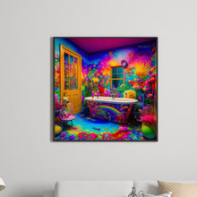 Load image into Gallery viewer, Diamond Painting - Full Round - Colorful bathroom (30*30CM)
