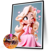 Load image into Gallery viewer, Diamond Painting - Full Round - sweet princess (30*40CM)
