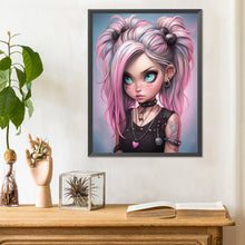 Load image into Gallery viewer, Diamond Painting - Full Round - sweet cool girl (30*40CM)
