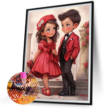 Load image into Gallery viewer, Diamond Painting - Full Round - sweet couple (30*40CM)
