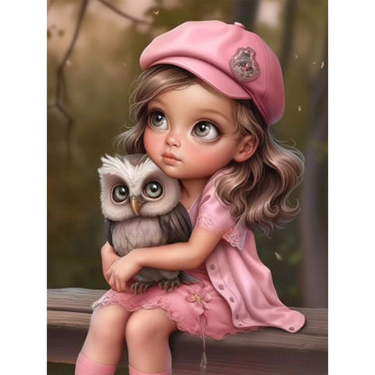 Diamond Painting - Full Round - sweet girl (30*40CM)