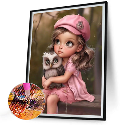 Diamond Painting - Full Round - sweet girl (30*40CM)
