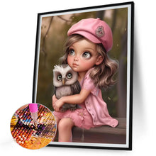Load image into Gallery viewer, Diamond Painting - Full Round - sweet girl (30*40CM)
