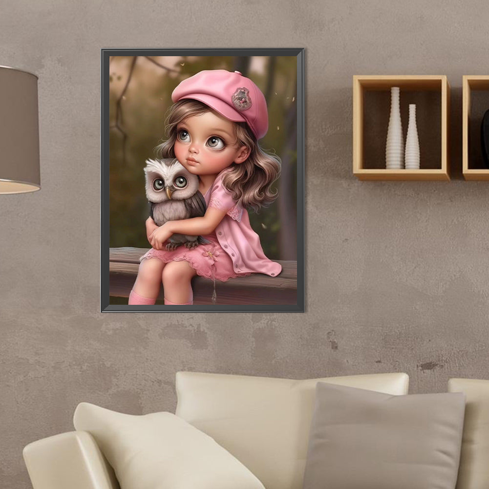 Diamond Painting - Full Round - sweet girl (30*40CM)