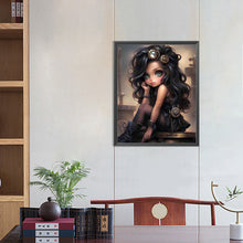 Load image into Gallery viewer, Diamond Painting - Full Round - sweet girl (40*50CM)
