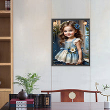 Load image into Gallery viewer, Diamond Painting - Full Round - sweet girl (40*50CM)
