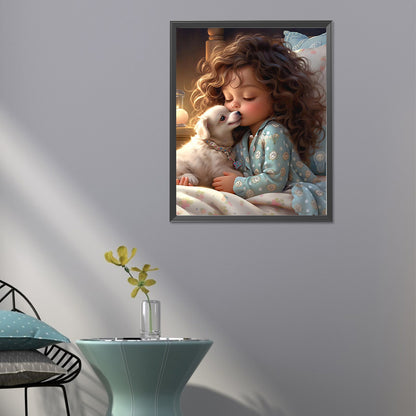 Diamond Painting - Full Round - sweet girl (40*50CM)