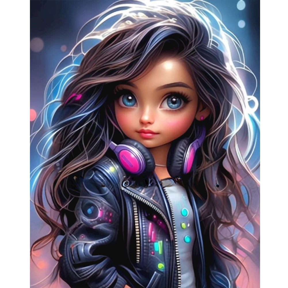 Diamond Painting - Full Round - sweet girl (40*50CM)