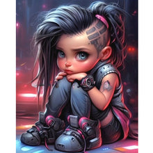 Load image into Gallery viewer, Diamond Painting - Full Round - sweet girl (40*50CM)
