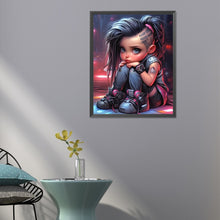 Load image into Gallery viewer, Diamond Painting - Full Round - sweet girl (40*50CM)

