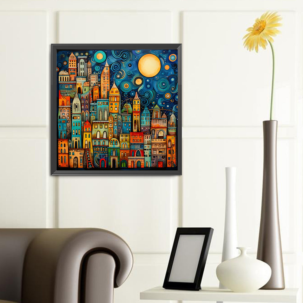 Diamond Painting - Full Round - color house (40*40CM)