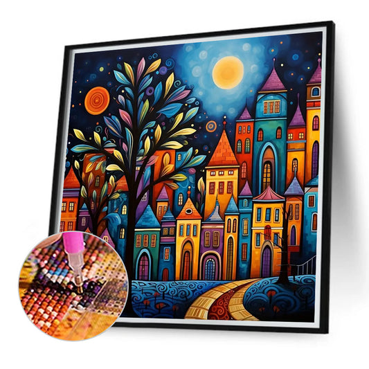 Diamond Painting - Full Round - color house (40*40CM)