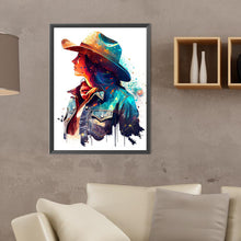 Load image into Gallery viewer, Diamond Painting - Full Round - cowgirl (30*40CM)
