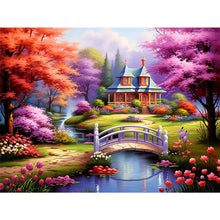 Load image into Gallery viewer, Diamond Painting - Full Round - woods house (40*30CM)
