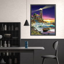 Load image into Gallery viewer, Diamond Painting - Full Square - seaside lighthouse (40*50CM)

