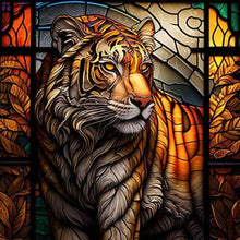 Load image into Gallery viewer, Diamond Painting - Full Round - tiger (30*30CM)
