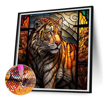 Diamond Painting - Full Round - tiger (30*30CM)